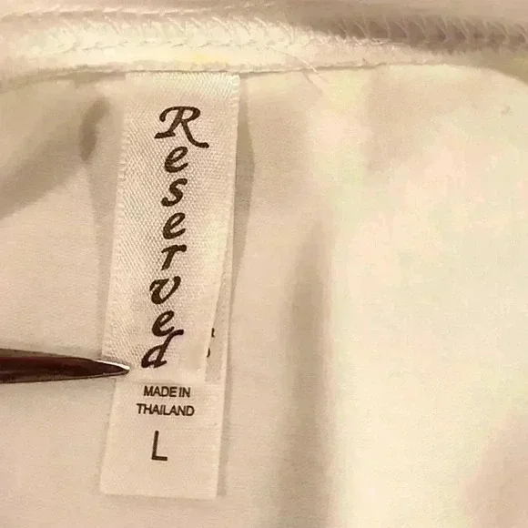 Reversed' The DOORS' white fitted t shirt size Large T808999 - Picture 4 of 5